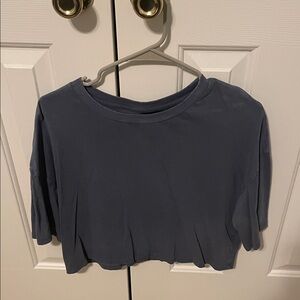 Colsie Women's Blue Crop Top